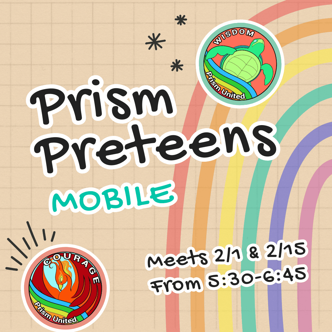 Prism PreTeens Schedule