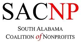 Logo of south alabama coalition of nonprofits (sacnp).