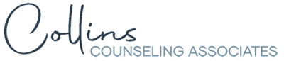 Logo of collins counseling associates with stylized text.