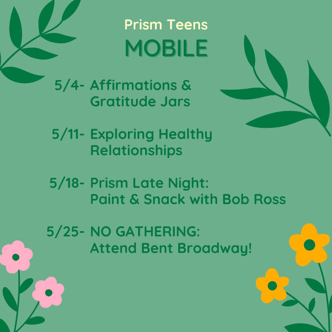 Prism Teens calendar