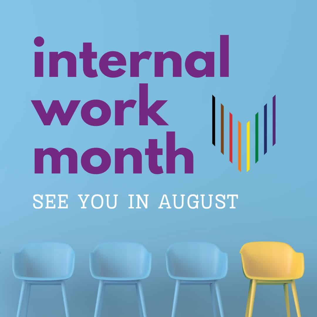 Prism Internal Work Month banner.